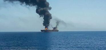Hörmüz boğazı yaxınlığında Səudiyyə Ərəbistanı bayrağı altında üzən tanker zədələnib
