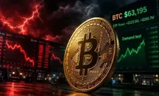 “Bitcoin”in qiyməti yenidən 63 min dollardan aşağı enib