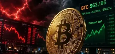 “Bitcoin”in qiyməti yenidən 63 min dollardan aşağı enib