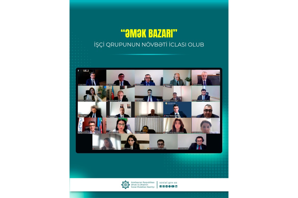 Əmək bazarı işçi qrupunun növbəti iclası keçirilib