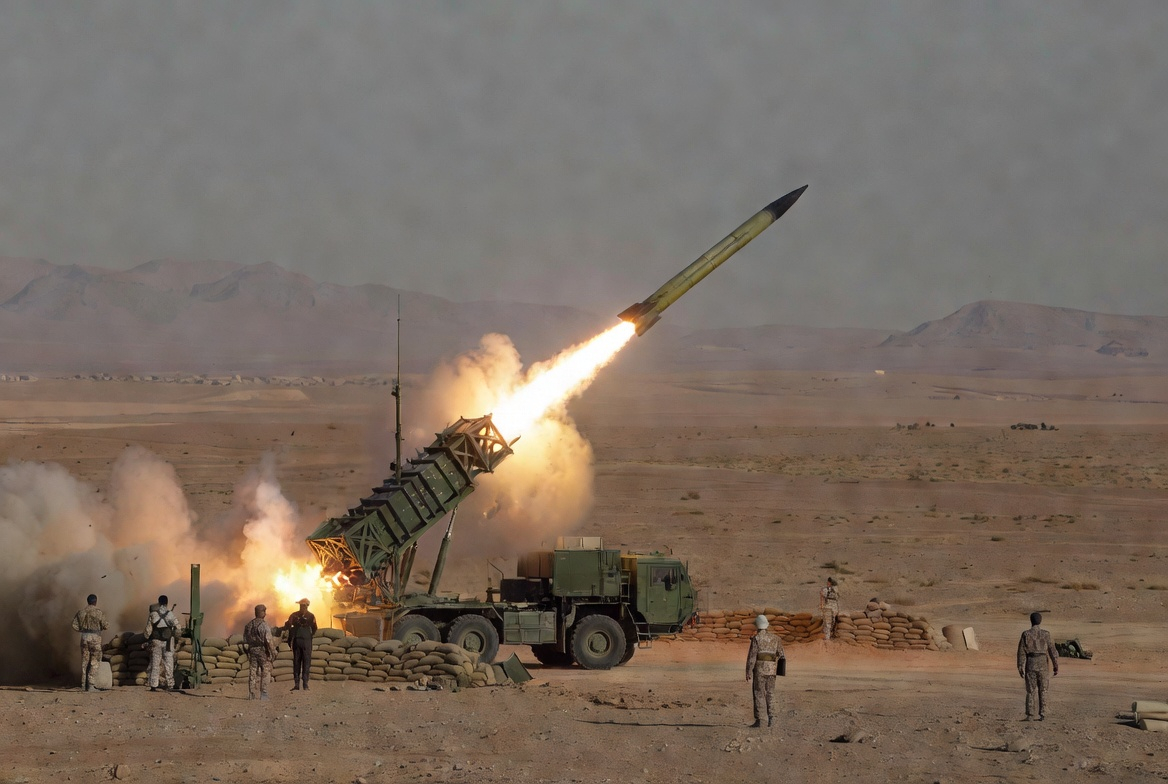 SEPAH Amerikanın "Əl-Əzrək" aviabazasına ballistik raketlərlə zərbə endirib
