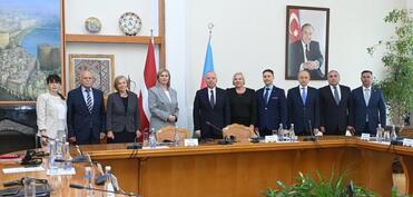 Latviya Konstitusiya Məhkəməsinin nümayəndə heyəti Azərbaycanda səfərdədir - FOTO