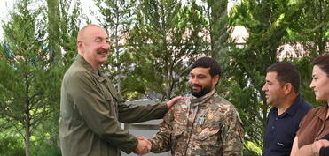 Prezident İlham Əliyev Xocavəndin Quzeyxırman kəndində olub
