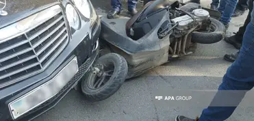 Saatlıda yol qəzasında motosiklet sürücüsü ölüb