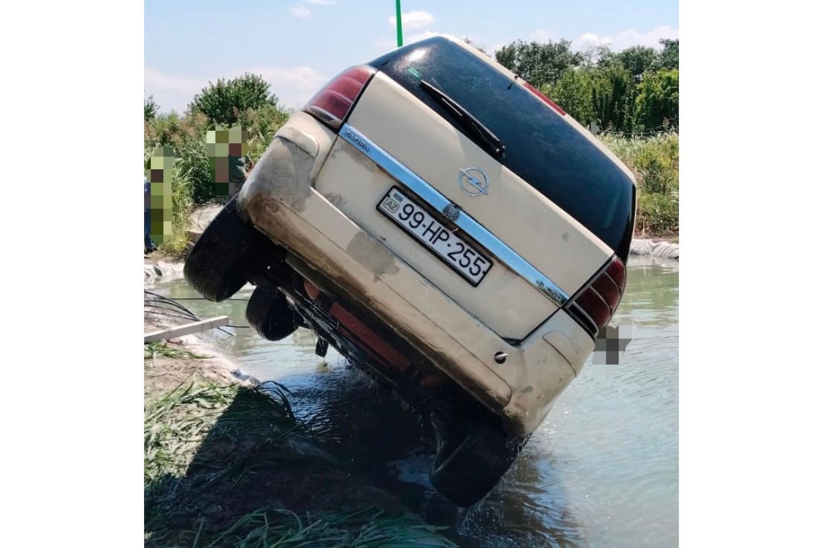 Xaçmazda sürücü sükan arxasında ölüb, avtomobil gölə düşüb - YENİLƏNİB