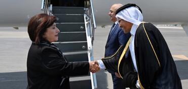 Sahibə Qafarova Qətərin sabiq Əmirinin dəfn mərasimində iştirak üçün Dohaya gedib - YENİLƏNİB