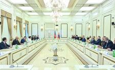 Milli Məclisin sədri Slovakiya Prezidenti ilə görüşüb