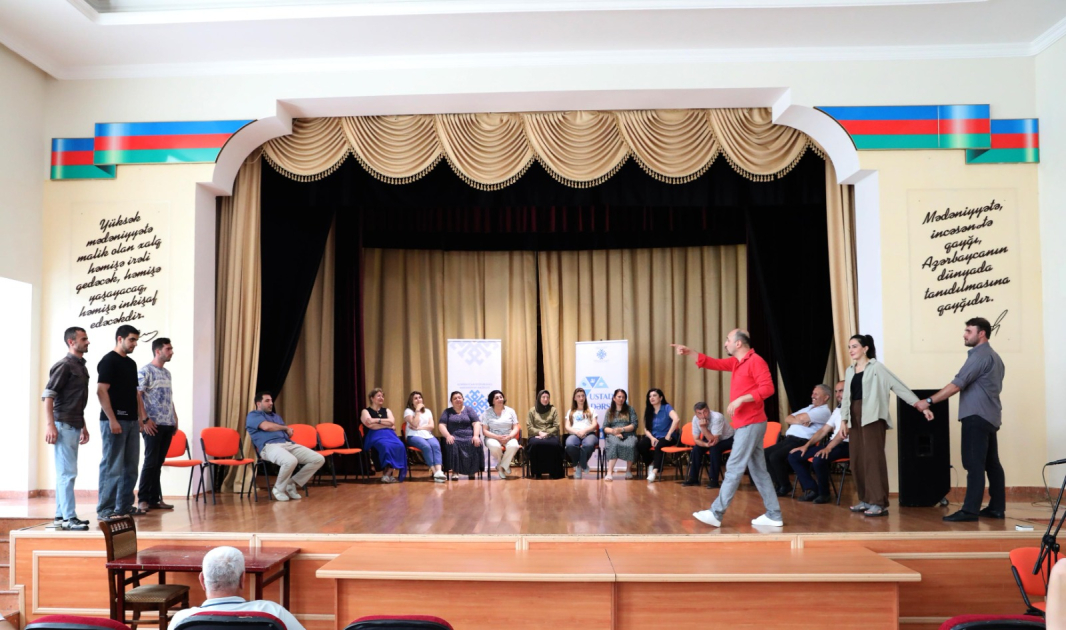 Regionlarda peşəkar teatr dərsləri Qusarda davam edib