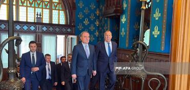 Moskvada Azərbaycan və Rusiya XİN rəhbərlərinin danışıqları başlayıb - FOTO