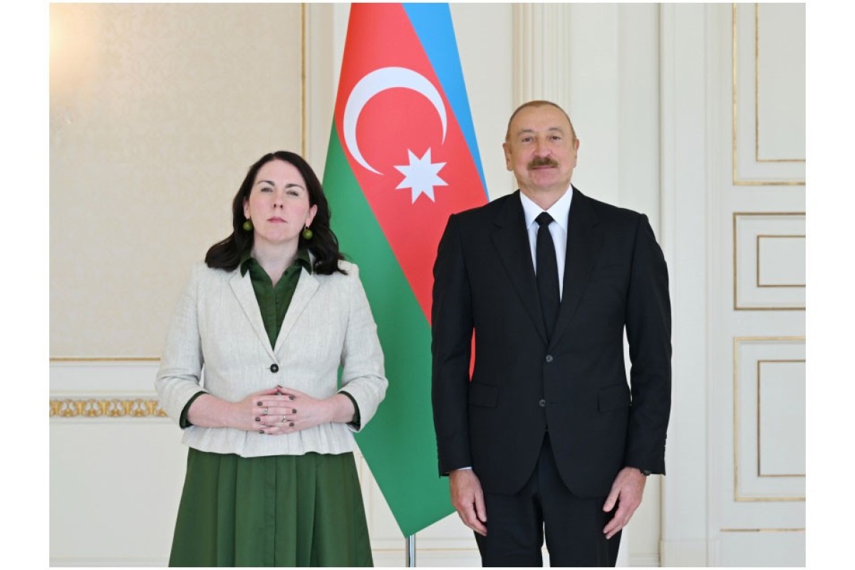 Azərbaycan Prezidenti İrlandiyanın yeni səfirinin etimadnaməsini qəbul edib