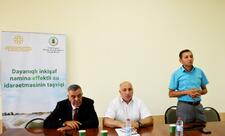 “Şəhərdə qənaət edilən hər litr su kənddə bərəkətə çevrilir”- QHT Saatlıda ictimai müzakirə keçirib