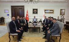 Suriya Türkmən heyəti Türkiyənin Daxili İşlər naziri ilə görüşüb