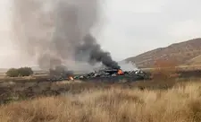 Ankarada təlim helikopteri qəzaya uğradı