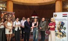 Misir Mədəniyyət Mərkəzində rəssamların təltif olunma mərasimi keçirilib