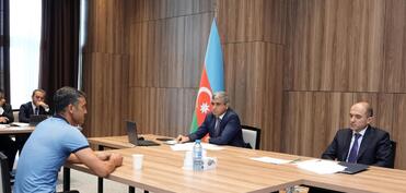 Nazir Anar Əliyev Zəngilanda vətəndaşları qəbul edib