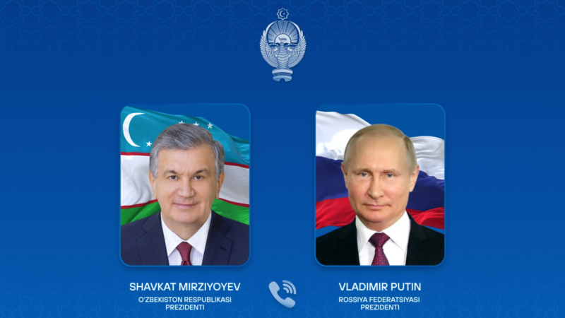 Özbəkistan Prezidenti Putinlə müttəfiqliyin gücləndirilməsini müzakirə etdi
