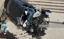 Hacıqabulda avtomobil körpüdən aşıb, 2 nəfər xəsarət alıb - FOTO
