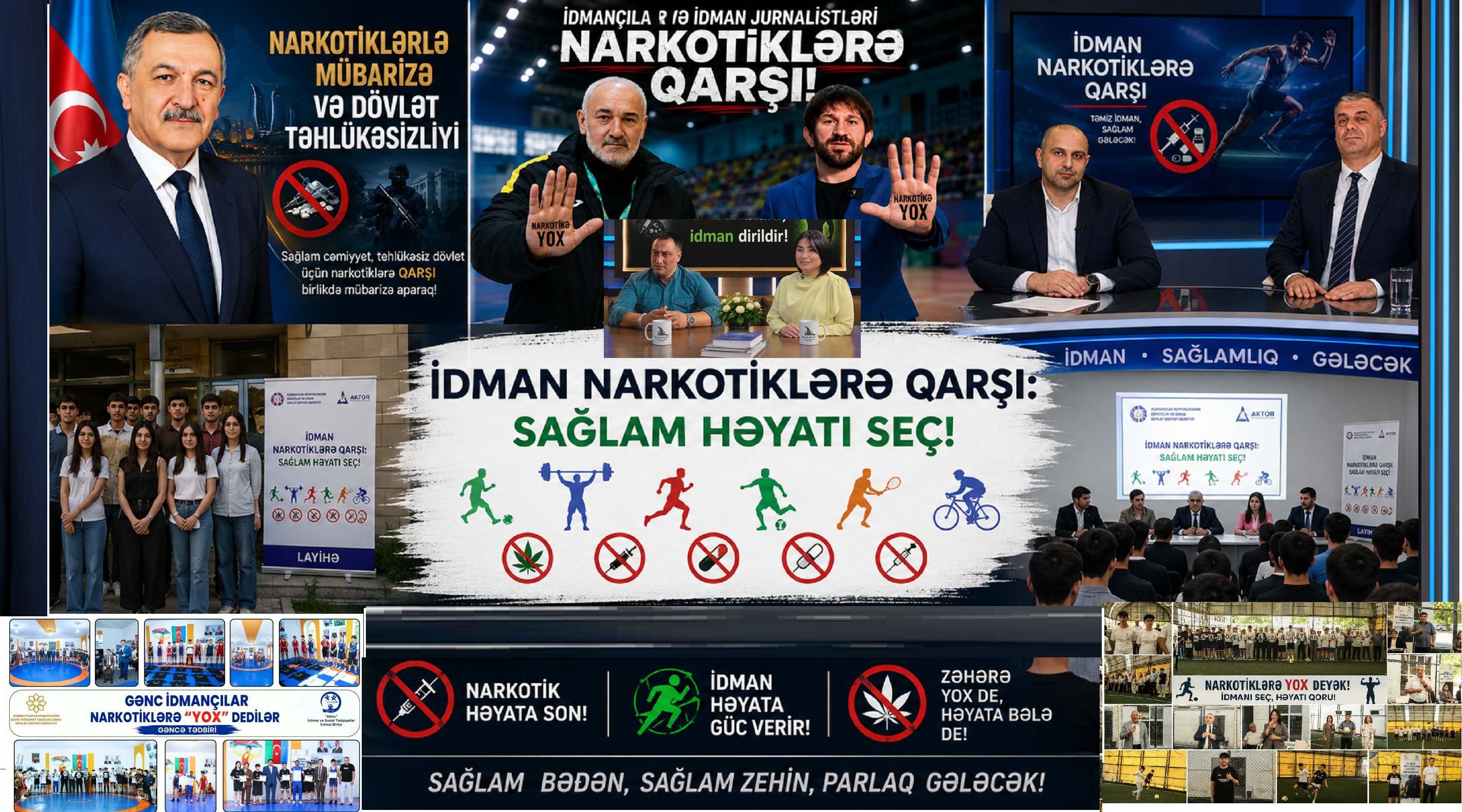 “İdman narkotiklərə qarşı: sağlam həyatı seç!” layihəsi uğurla başa çatıb