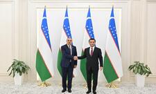 Rəşad Məmmədov etimadnaməsinin surətini Özbəkistan xarici işlər nazirinə təqdim edib