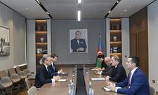Ceyhun Bayramov Almaniya Azərbaycana yeni təyin olunmuş səfirini qəbul edib