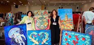 “Arts Council Azerbaijan” rəssamları Türkiyədə beynəlxalq yaradıcılıq seminar-məşğələsində iştirak ediblər