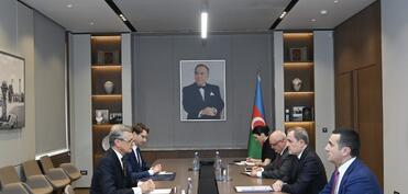 Ceyhun Bayramov Almaniya Azərbaycana yeni təyin olunmuş səfirini qəbul edib