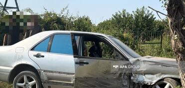 Qubada "Mersedes" "KamAZ"la toqquşub, xəsarət alan var