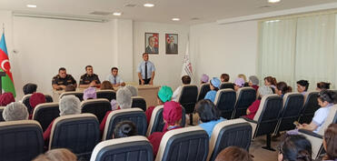 Fövqəladə Hallar Nazirliyi tərəfindən silsilə maarifləndirmə tədbirləri keçirilib - FOTO