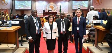 Sahibə Qafarova Milli və Regional Parlamentlərin Sədrlərinin Konfransında iştirak edib