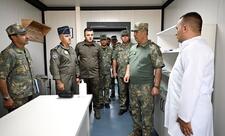 MN rəhbərliyi Hava Hücumundan Müdafiə bölmələrində yeni hərbi obyektlərə baxış keçirib - VİDEO