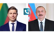 Litva Baş naziri Prezident İlham Əliyevə zəng edib