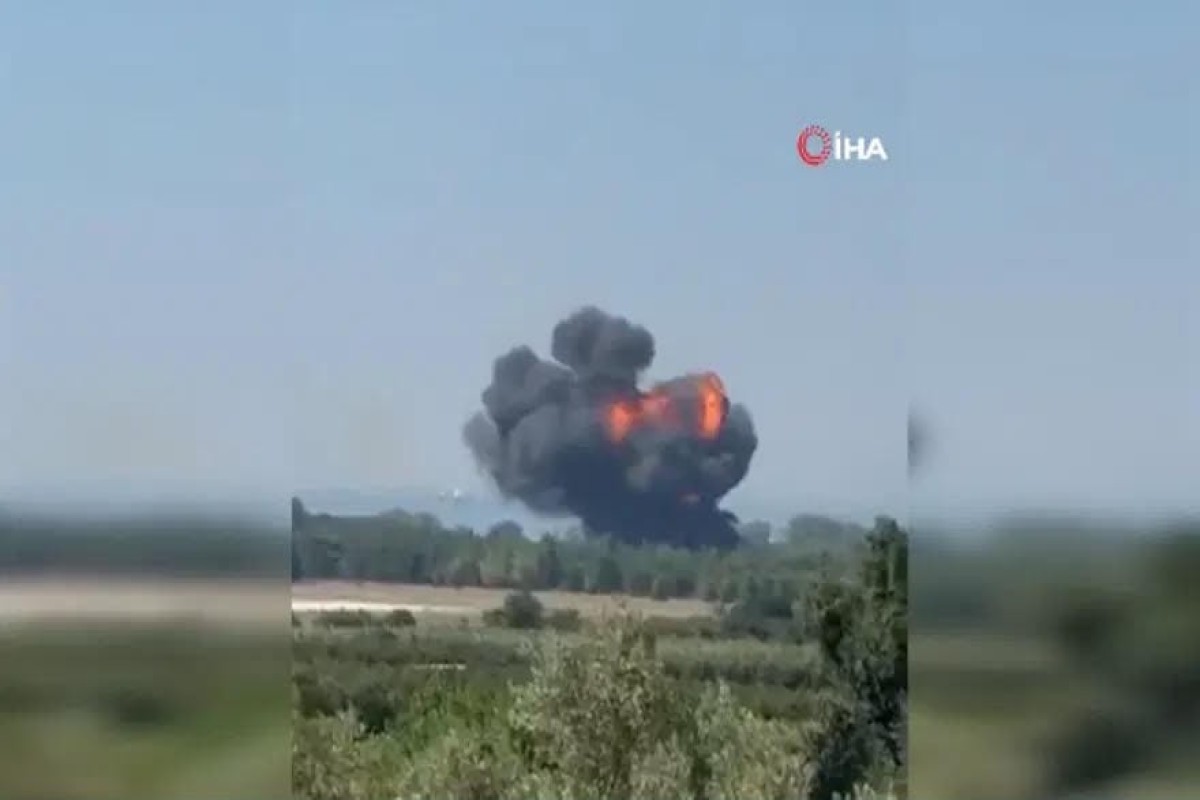Türkiyədə F-16 qəzaya uğrayıb, pilot sağ qalıb