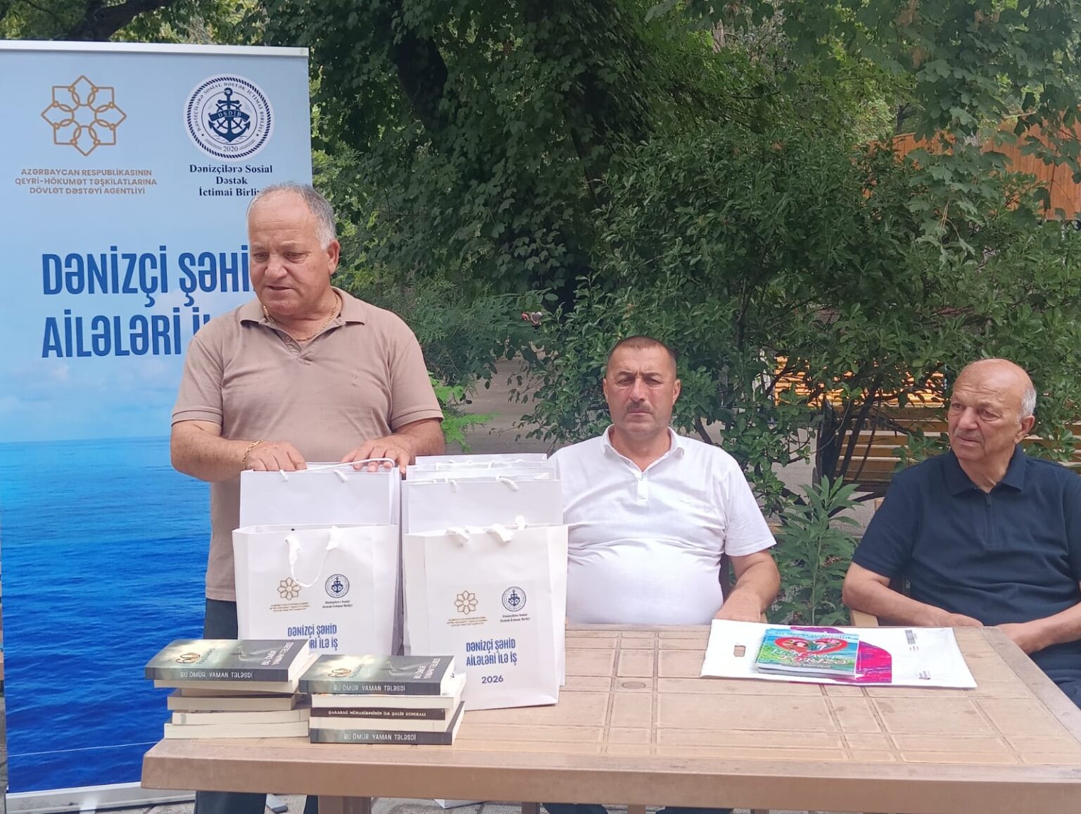 Dənizçilərə Sosial Dəstək İctimai Birliyi “Dənizçi şəhid ailələri ilə iş”i “Dənizçi” istirahət mərkəzində
