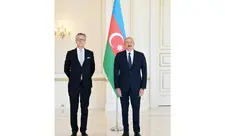 Prezident İlham Əliyev Almaniyanın yeni səfirinin etimadnaməsini qəbul edib