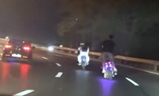 Bakıda avtoxuliqanlıq edən moped sürücüsü həbs edilib