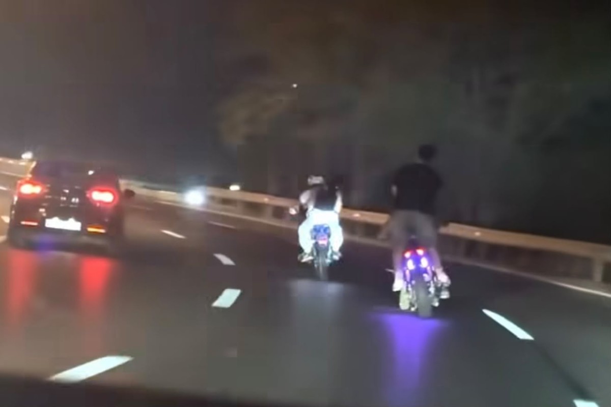 Bakıda avtoxuliqanlıq edən moped sürücüsü həbs edilib