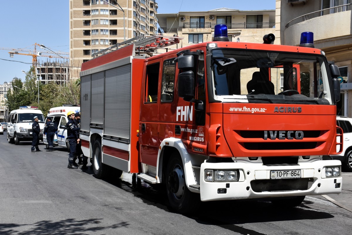 FHN: Ötən həftə 685 yanğına çıxış, 1 partlayış olub