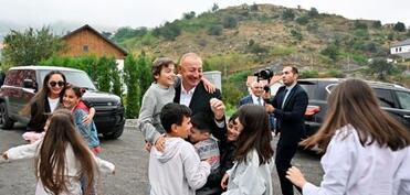Laçın aparılan quruculuq işləri sayəsində gözəl məkana çevrilir