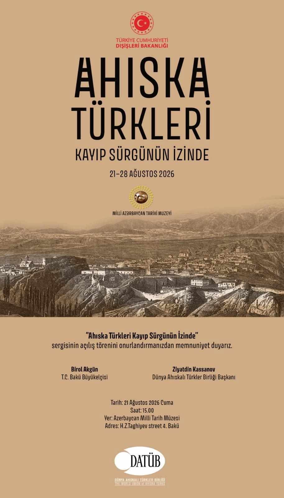 Bakıda Ahıska türklərinin sürgün tarixindən bəhs edən sərgi keçiriləcək