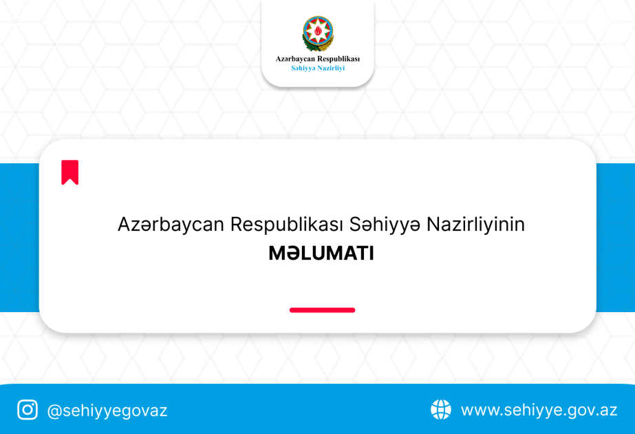 Səhiyyə Nazirliyi: Samuxda qarayara ilə bağlı epidemioloji vəziyyət stabildir