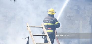 Gəncədə evdə yanğın olub