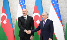 Daşkənddə Azərbaycan Prezidenti İlham Əliyevin Özbəkistan Prezidenti ilə təkbətək görüşü olub