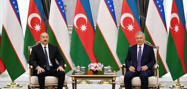 Azərbaycan və Özbəkistan prezidentlərinin təkbətək görüşü olub