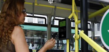 M1 nömrəli ekspres avtobuslara ikinci validator quraşdırılır