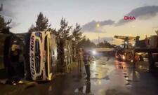 Türkiyədə avtobusla yanacaq tankeri toqquşub, 35 nəfər yaralanıb