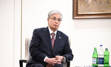 Prezident İlham Əliyev Bişkekdə Kasım-Jomart Tokayevlə görüşüb - YENİLƏNİB-1