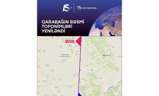 Qarabağın rəsmi toponimləri rəqəmsal xəritədə yenilənib