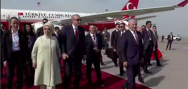 Rəcəb Tayyib Ərdoğan Qırğızıstanda səfərdədir