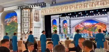 Bişkekdə dövlət və hökumət başçılarına Qırğızıstan Prezidenti adından ziyafət verilib