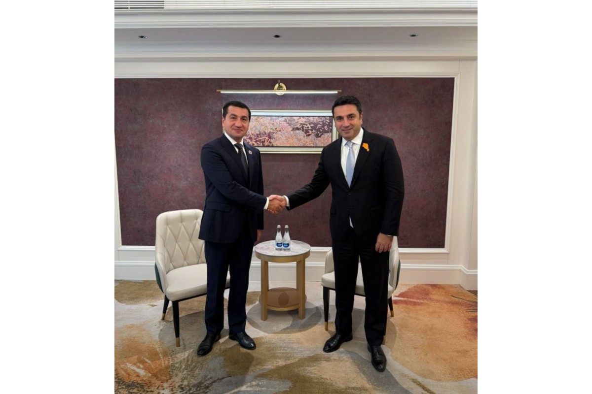 Hikmət Hacıyevlə Alen Simonyan arasında görüş keçirilib